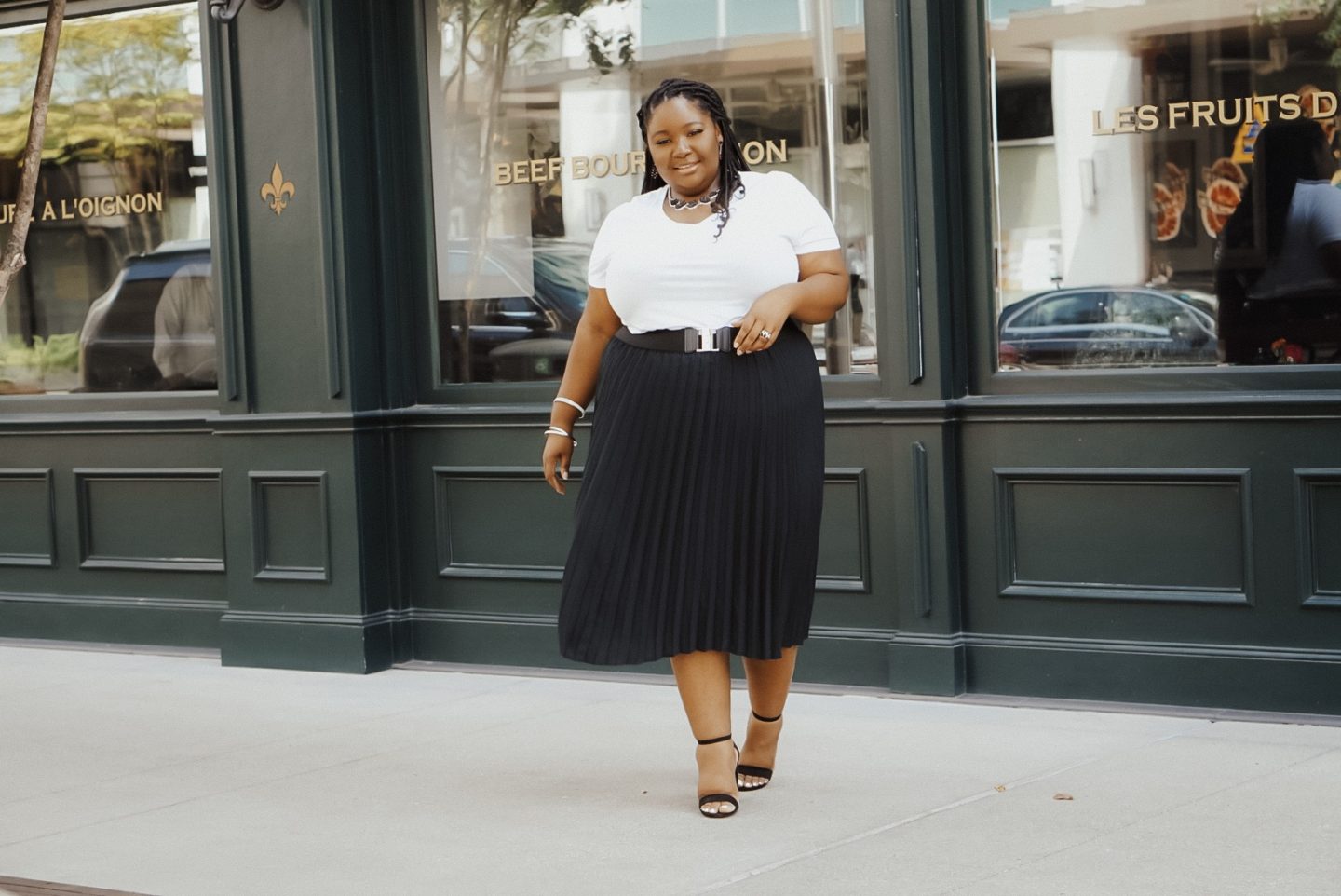 Formal plus size outlet pleated skirt