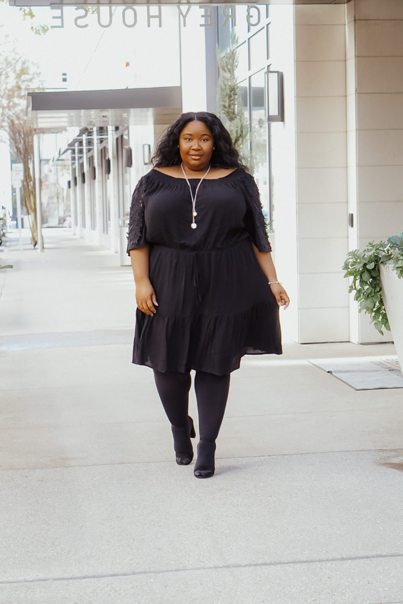 Plus Size Black Winter Dresses For 2020 - From Head To Curve